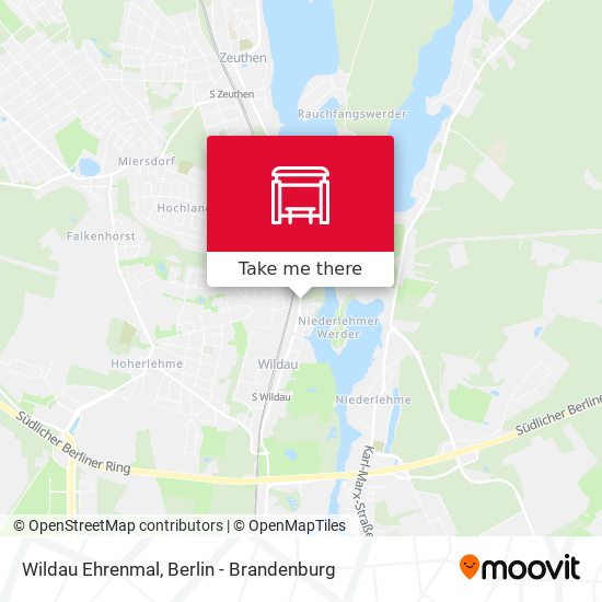 Wildau Ehrenmal map