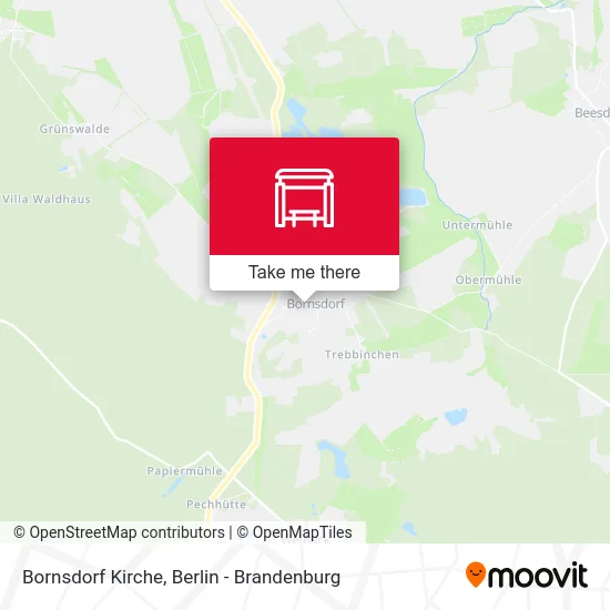 Bornsdorf Kirche map