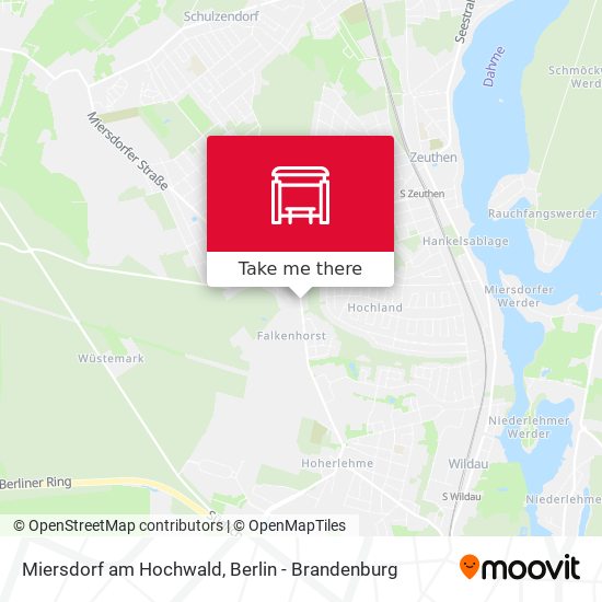 Miersdorf am Hochwald map