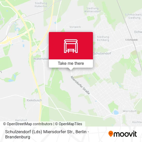 Карта Schulzendorf (Lds) Miersdorfer Str.