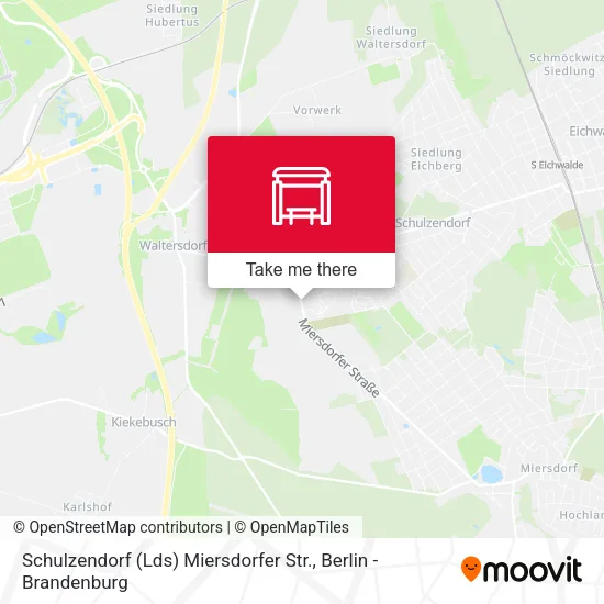 Карта Schulzendorf (Lds) Miersdorfer Str.