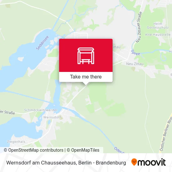 Wernsdorf am Chausseehaus map