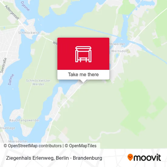 Ziegenhals Erlenweg map