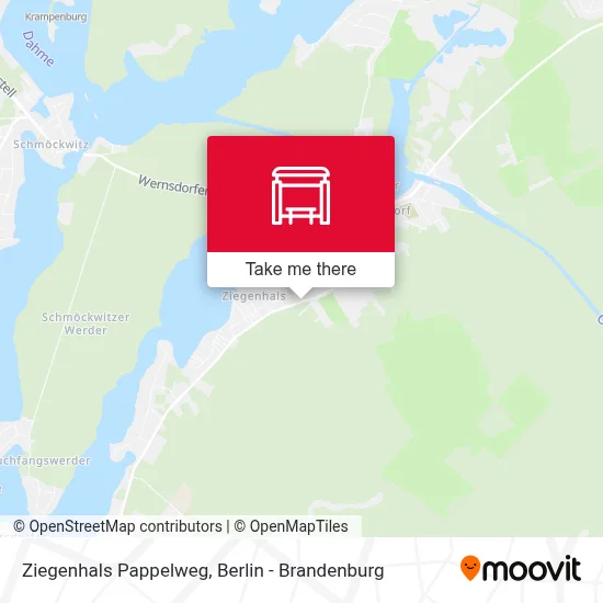 Ziegenhals Pappelweg map