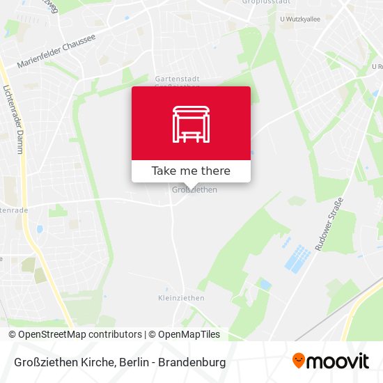 Großziethen Kirche map