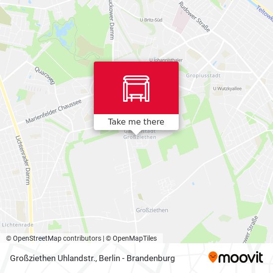 Großziethen Uhlandstr. map