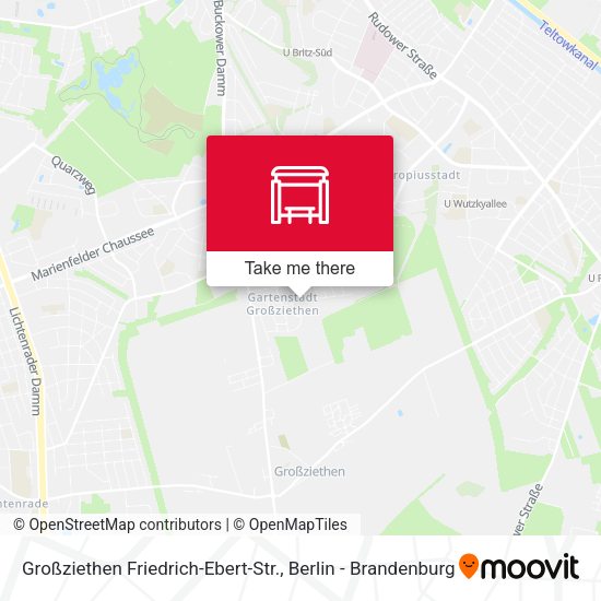 Карта Großziethen Friedrich-Ebert-Str.