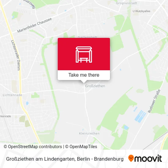 Карта Großziethen am Lindengarten