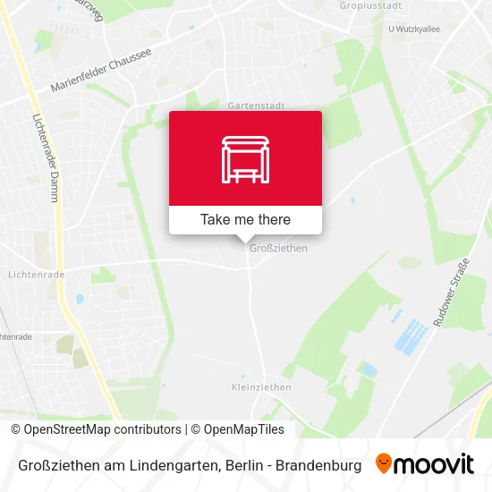 Карта Großziethen am Lindengarten