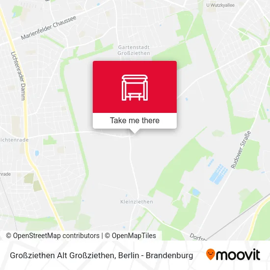 Карта Großziethen Alt Großziethen