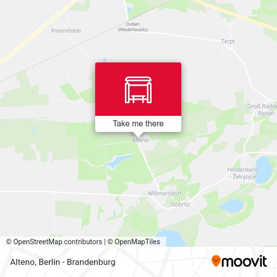 Карта Alteno