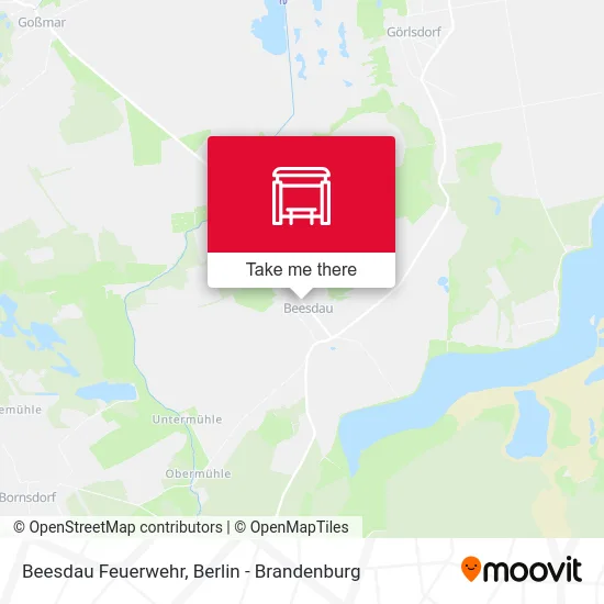 Beesdau Feuerwehr map