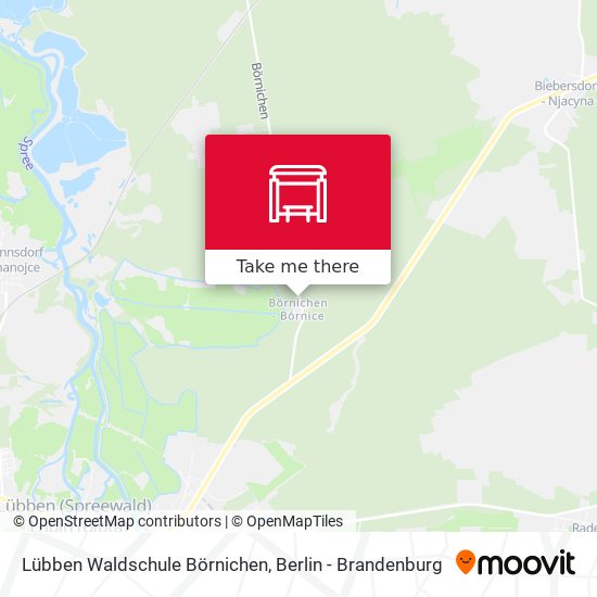 Lübben Waldschule Börnichen map