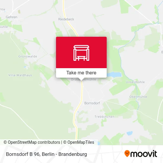 Bornsdorf B 96 map