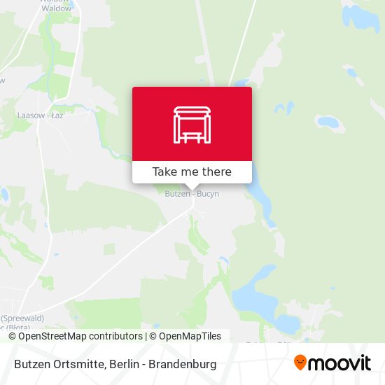Butzen Ortsmitte map