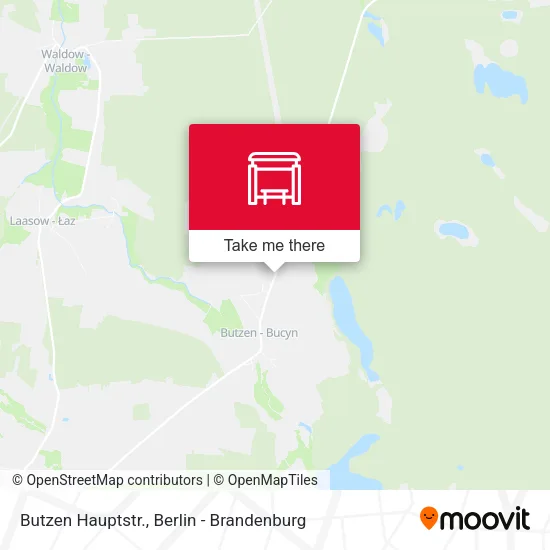 Карта Butzen Hauptstr.