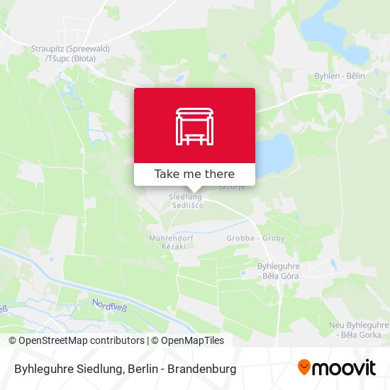 Byhleguhre Siedlung map
