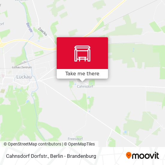 Cahnsdorf Dorfstr. map