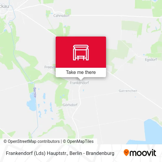 Frankendorf (Lds) Hauptstr. map