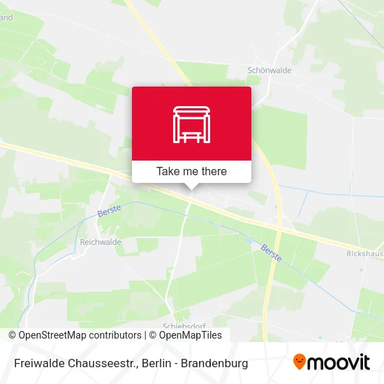Карта Freiwalde Chausseestr.