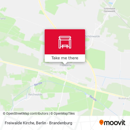 Freiwalde Kirche map