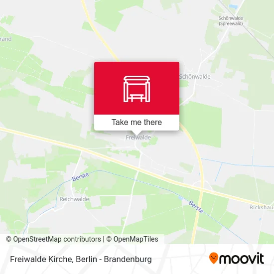 Карта Freiwalde Kirche