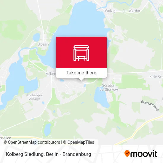 Kolberg Siedlung map