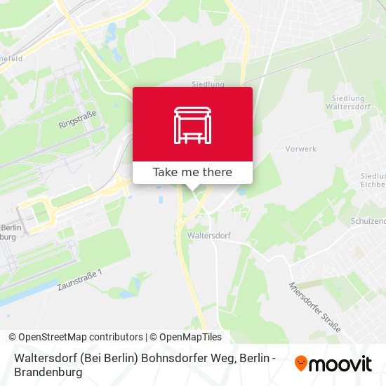Waltersdorf (Bei Berlin) Bohnsdorfer Weg map