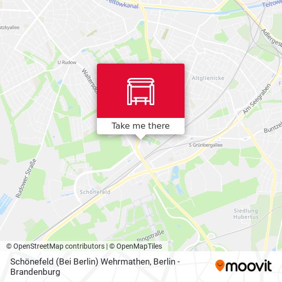 Schönefeld (Bei Berlin) Wehrmathen map