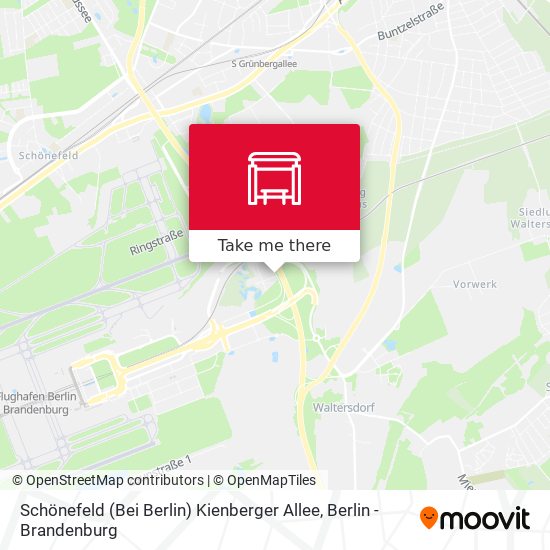 Schönefeld (Bei Berlin) Kienberger Allee map