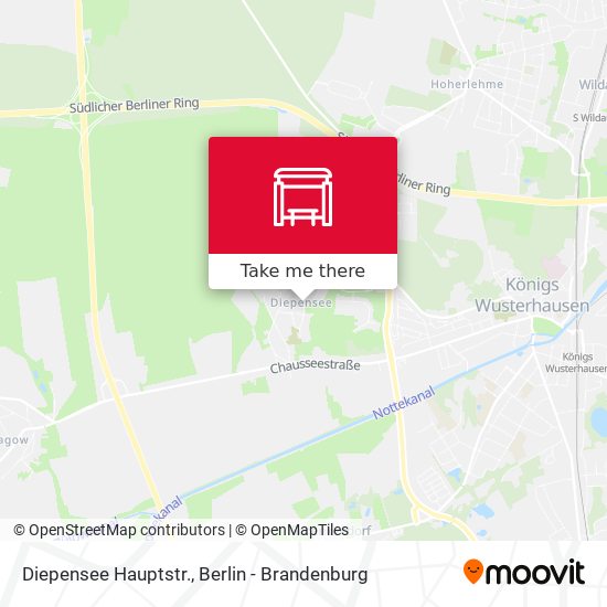 Diepensee Hauptstr. map