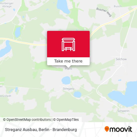 Streganz Ausbau map