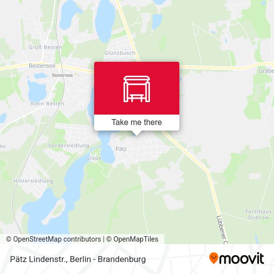 Карта Pätz Lindenstr.