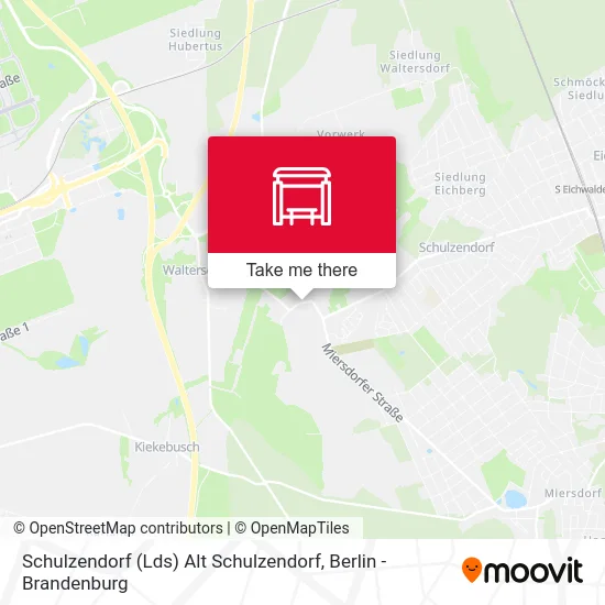 Schulzendorf (Lds) Alt Schulzendorf map