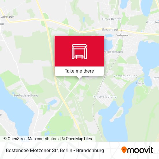 Карта Bestensee Motzener Str