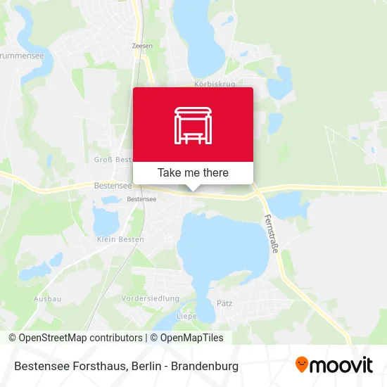 Bestensee Forsthaus map