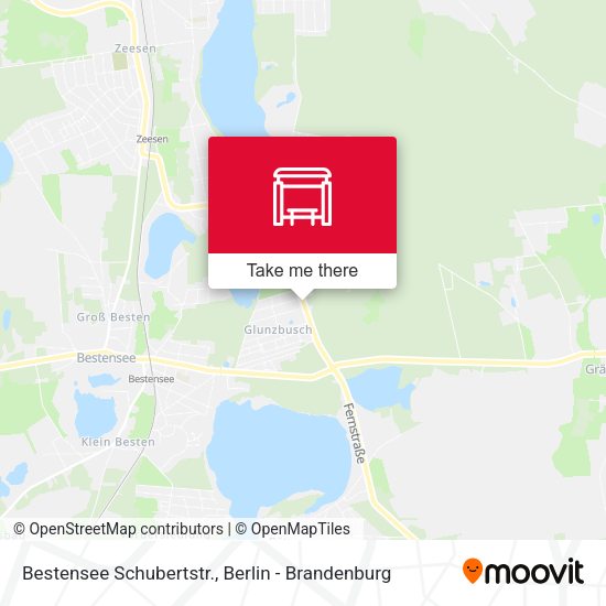 Карта Bestensee Schubertstr.