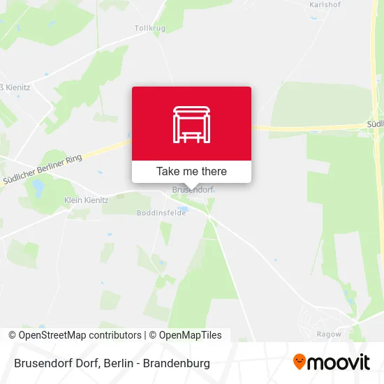 Brusendorf Dorf map