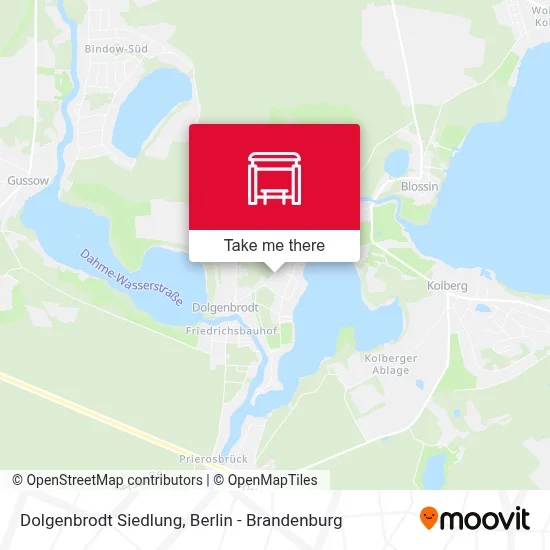 Dolgenbrodt Siedlung map