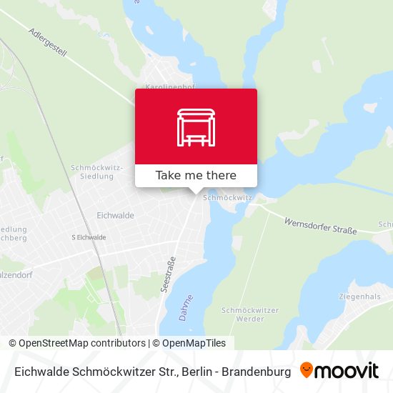 Eichwalde Schmöckwitzer Str. map