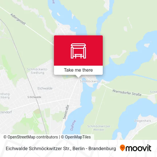 Карта Eichwalde Schmöckwitzer Str.