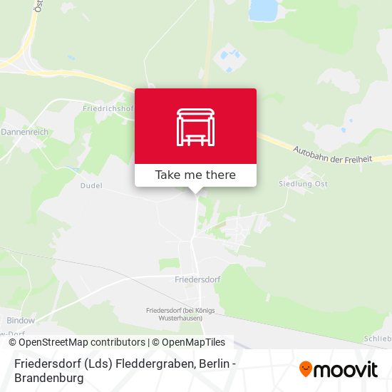 Friedersdorf (Lds) Fleddergraben map