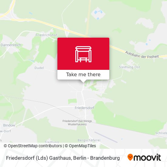 Friedersdorf (Lds) Gasthaus map