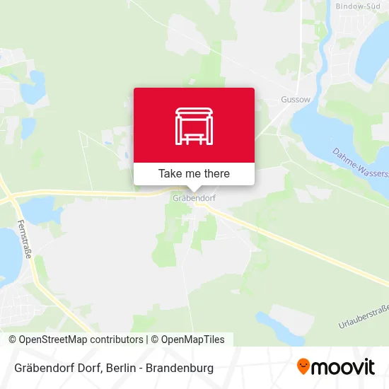 Gräbendorf Dorf map