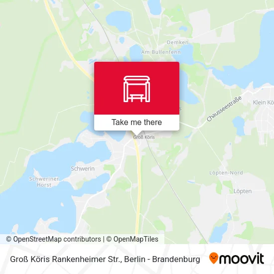 Карта Groß Köris Rankenheimer Str.