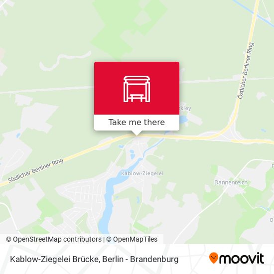 Kablow-Ziegelei Brücke map