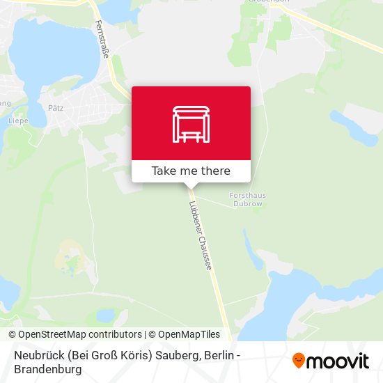 Neubrück (Bei Groß Köris) Sauberg map