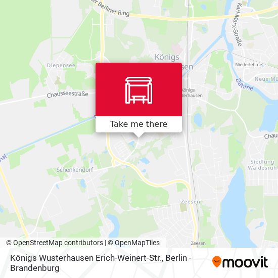 Königs Wusterhausen Erich-Weinert-Str. map