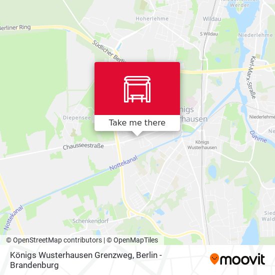 Königs Wusterhausen Grenzweg map