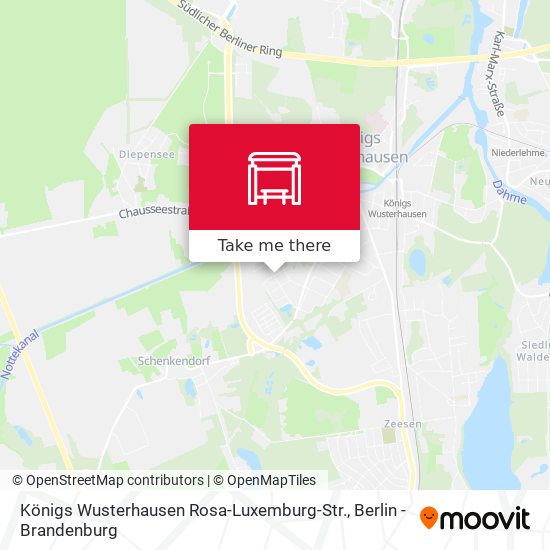 Königs Wusterhausen Rosa-Luxemburg-Str. map